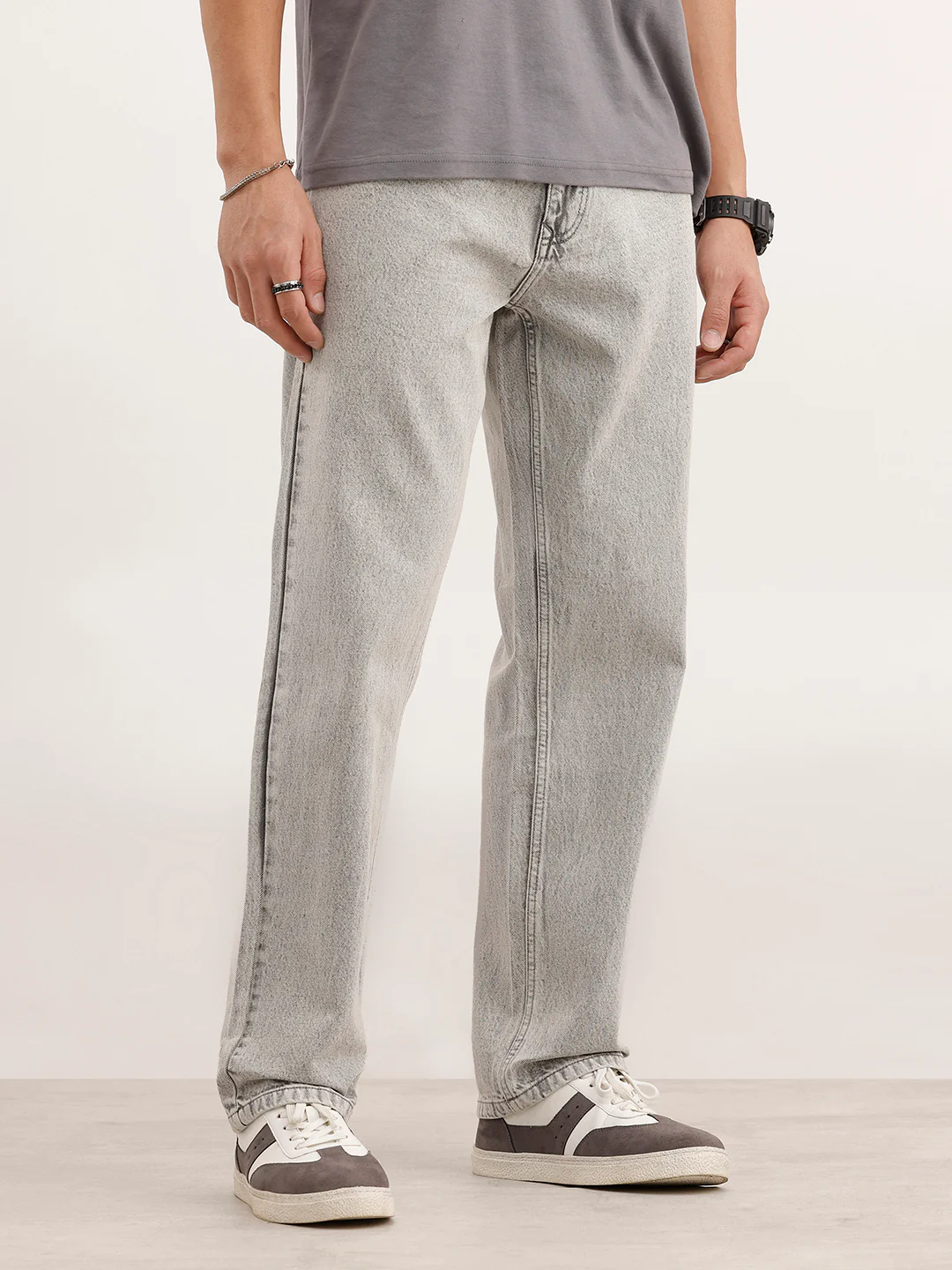 Anti Fit Denim Jeans | Grey - Image 4