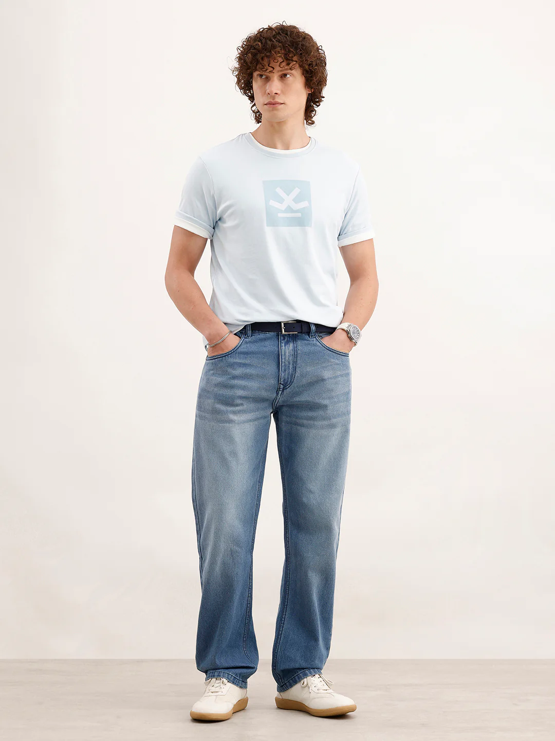 Anti Fit Denim Jeans | Light Blue - Image 2