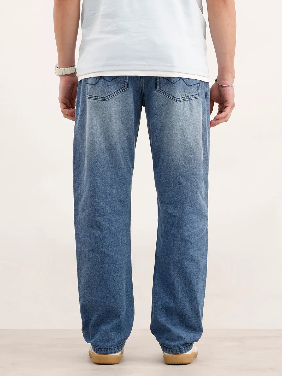 Anti Fit Denim Jeans | Light Blue - Image 3