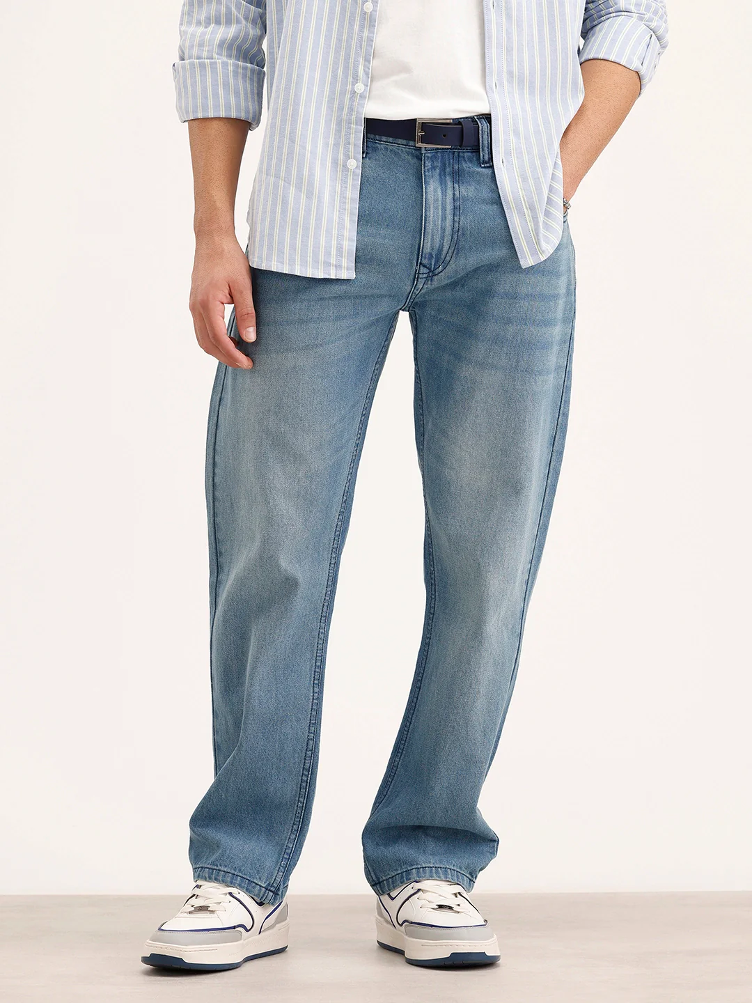 Anti Fit Denim Jeans | Light Blue