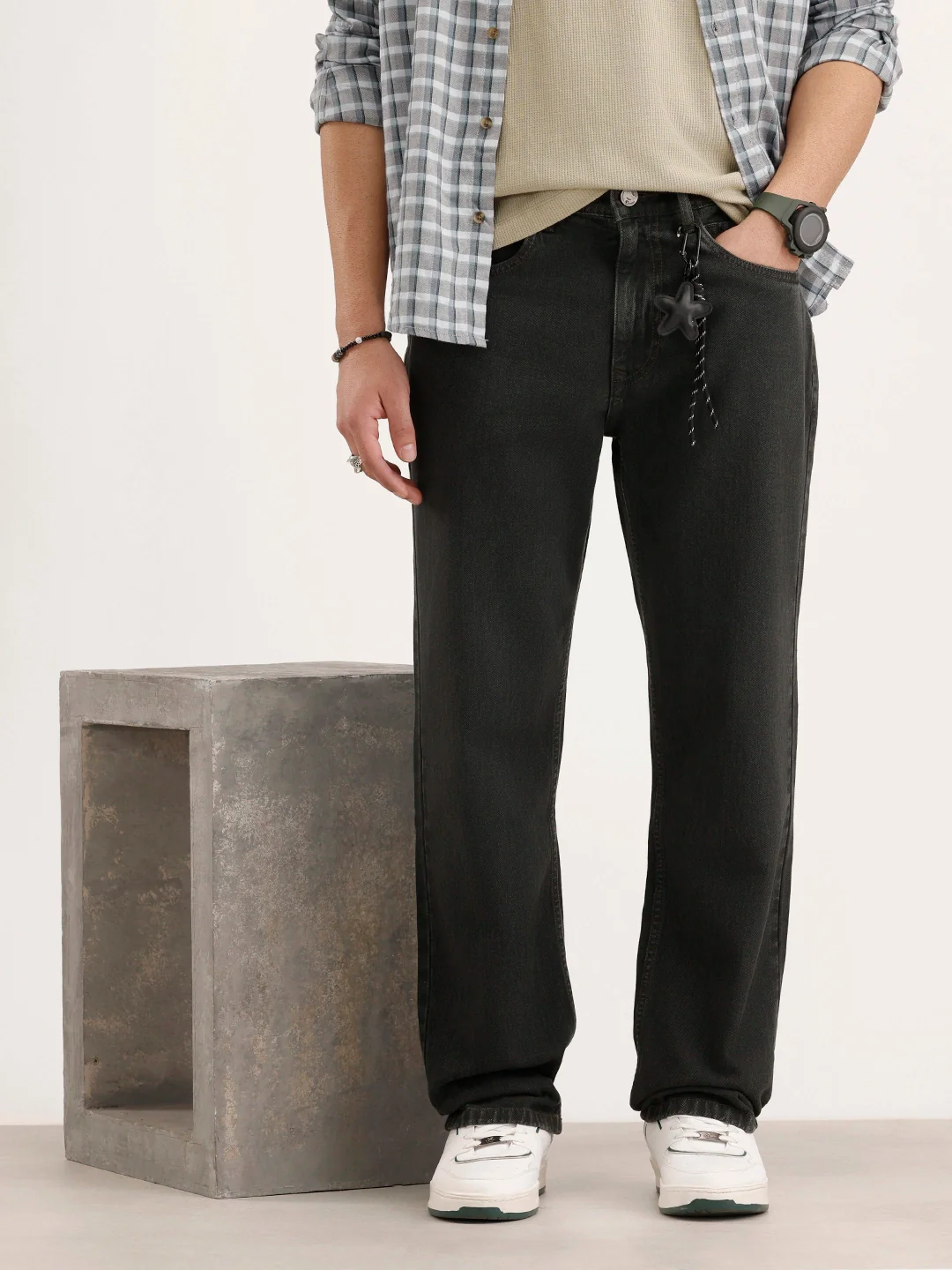Anti Fit Denim Jeans | Black