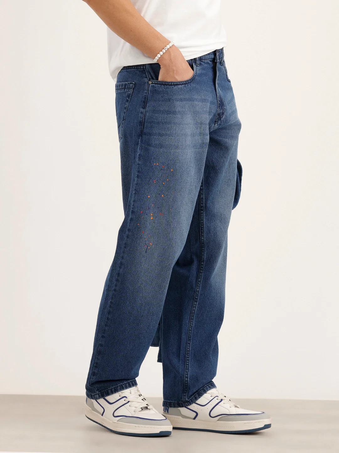 Anti Fit Placement Printed | Light Blue