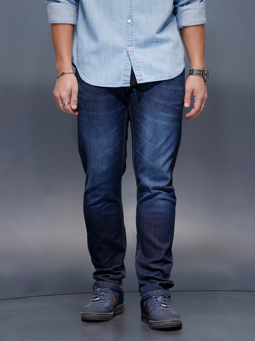 Casual Slim Fit Denim Jeans | Blue