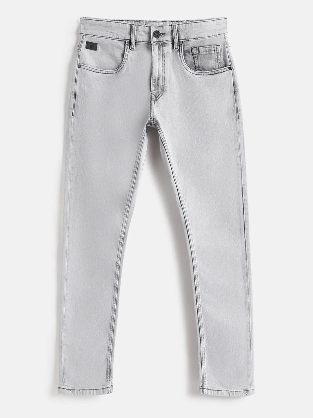 Casual Slim Tapered Jeans | Grey