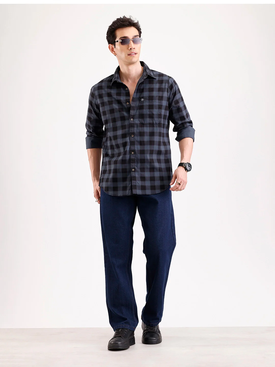 Classic Anti Fit Denim Jeans | Blue - Image 2