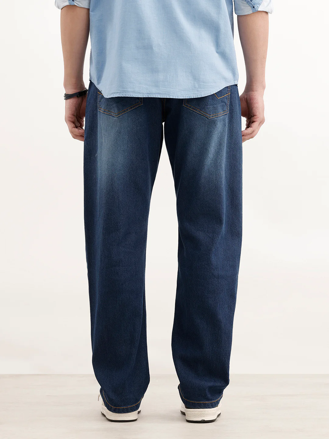 Classic Anti-Fit Denim Jeans | Blue - Image 3