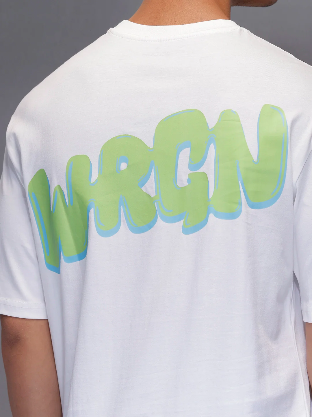 Classic Back Printed T-Shirt | White - Image 5