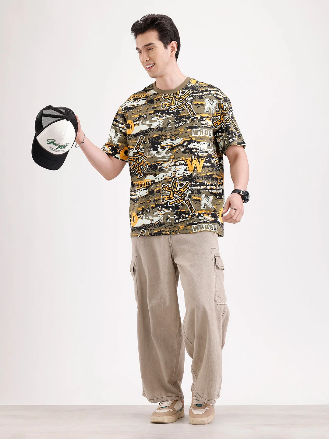 Classic Oversized AOP T-Shirt | Multicolor - Image 2