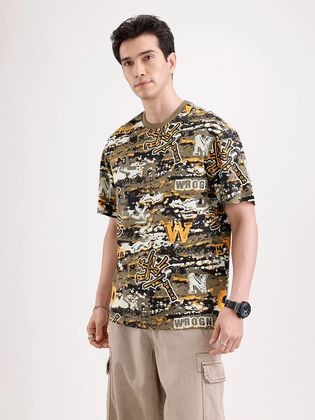 Classic Oversized AOP T-Shirt | Multicolor - Image 4