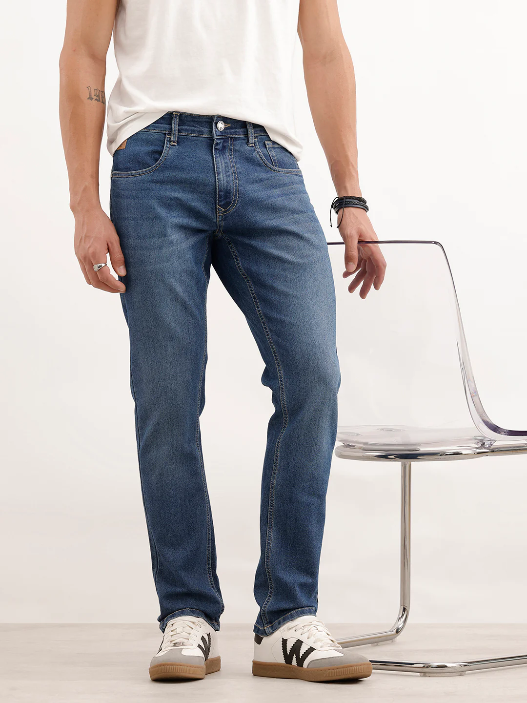 Classic Relaxed Fit Denim Jeans  | Blue