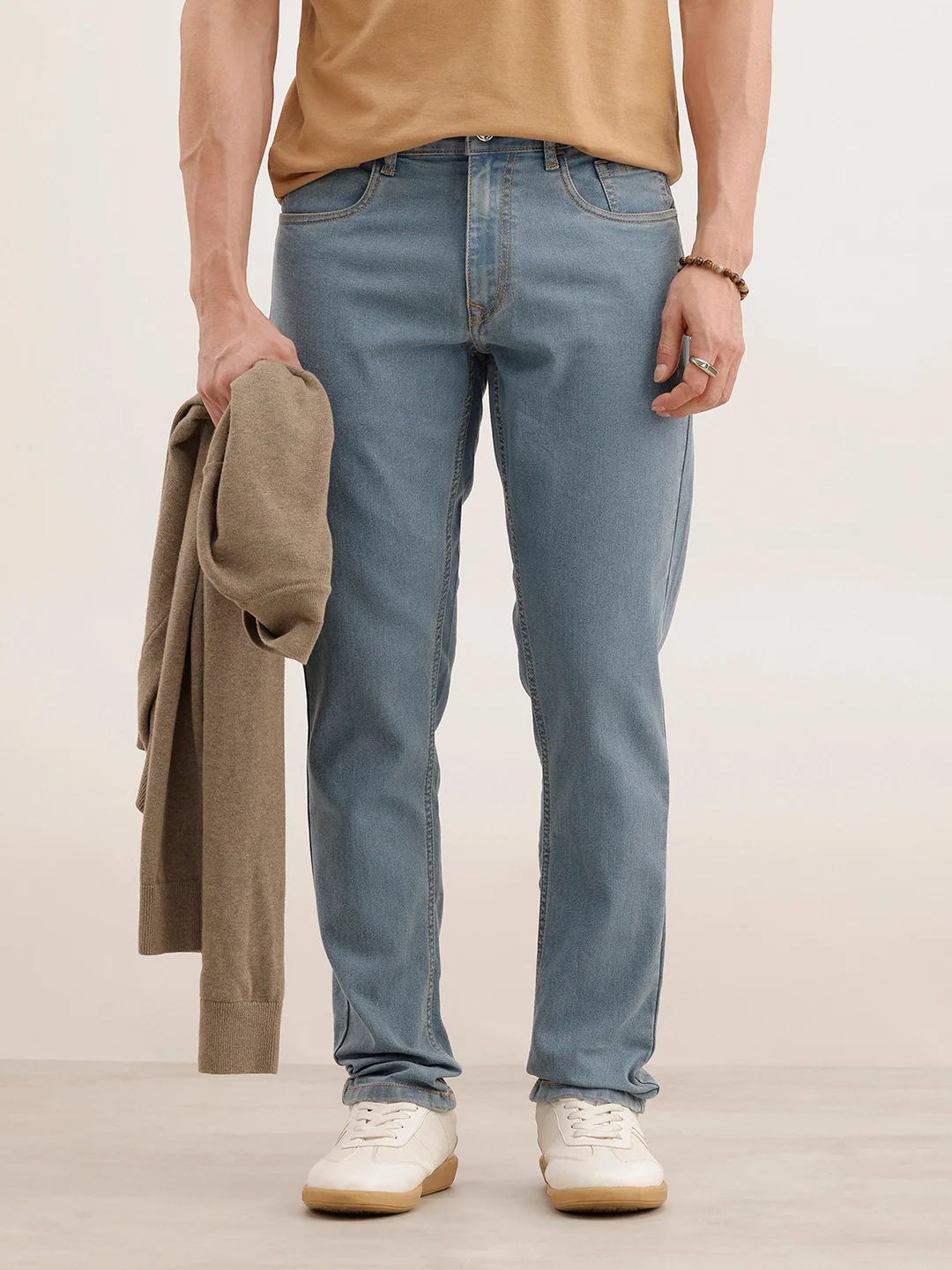 Classic Slim Fit Denim Jeans | Light Blue