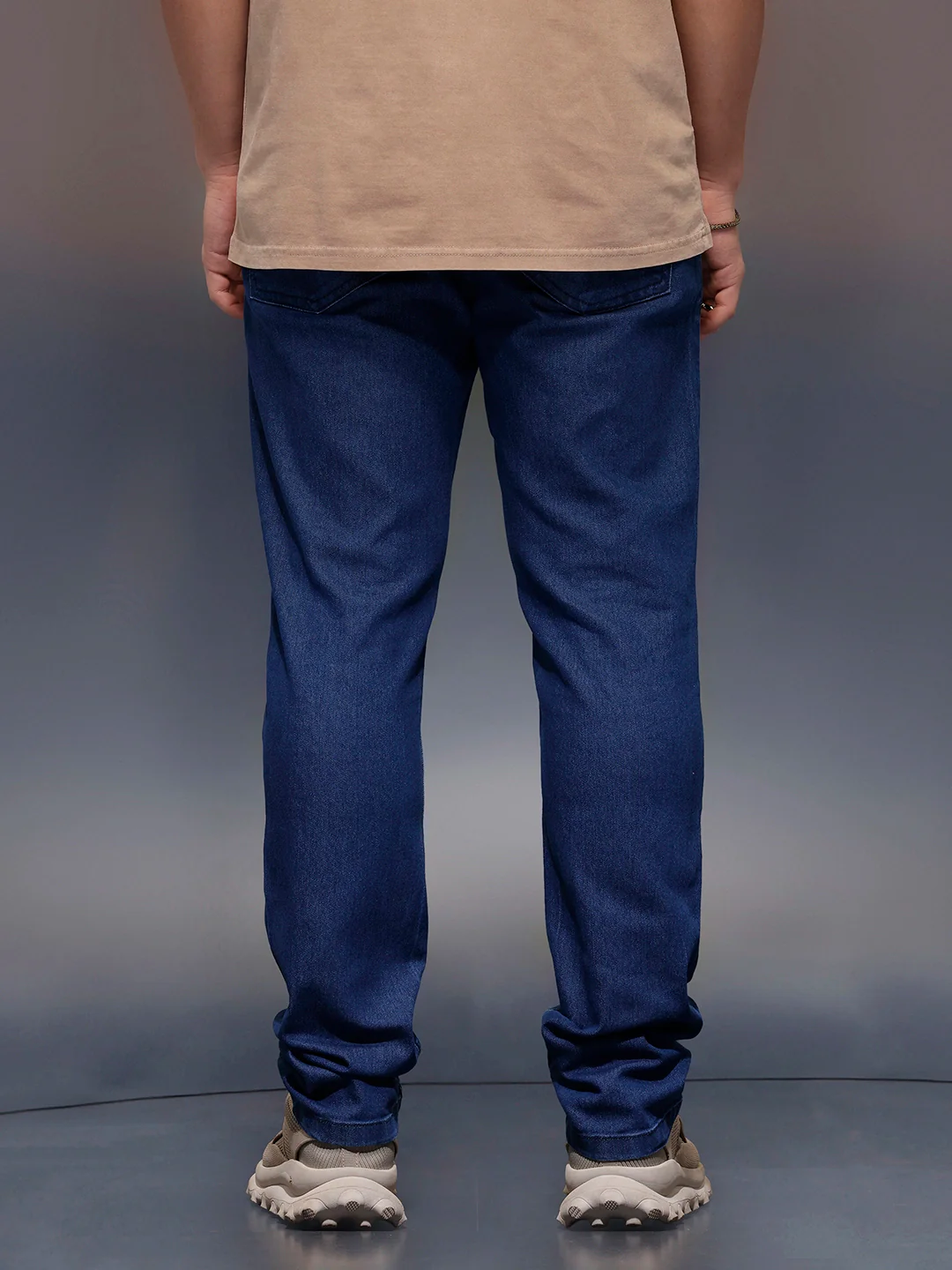 Classic Slim Fit Jeans | Dark Blue - Image 3