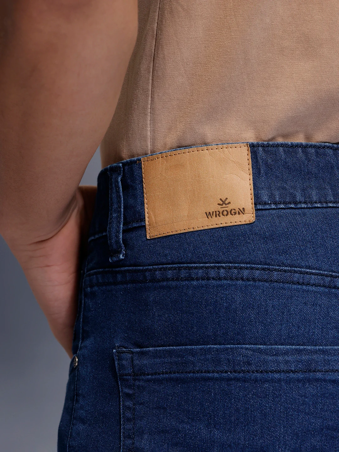 Classic Slim Fit Jeans | Dark Blue - Image 5