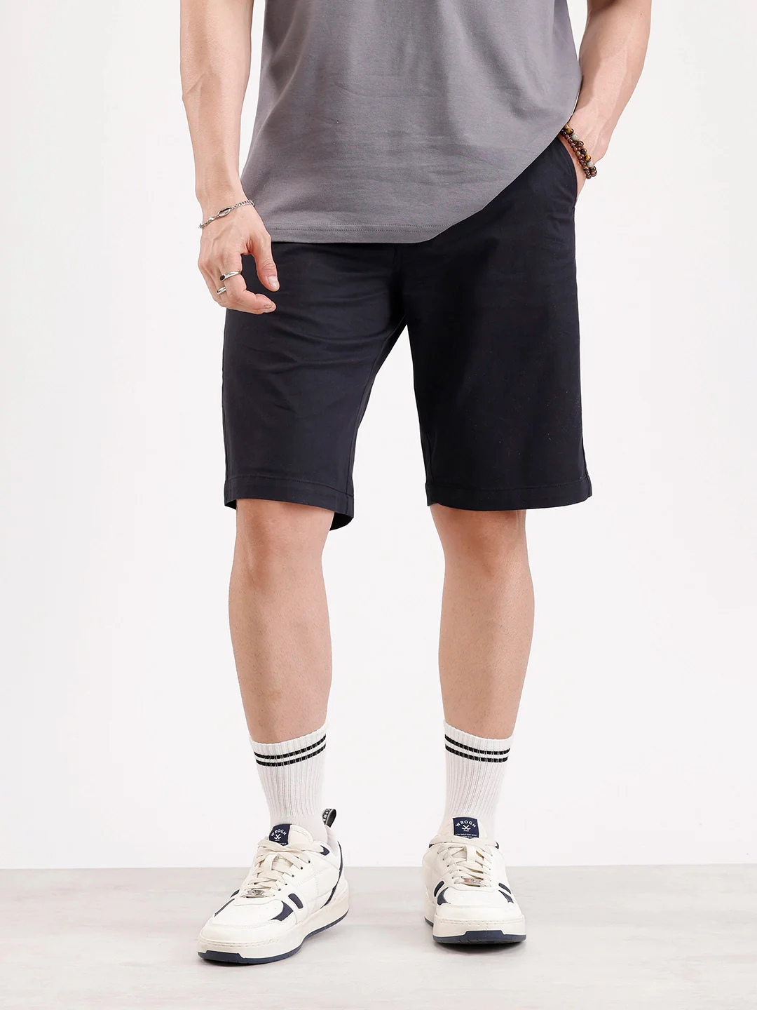 Classic Slim Fit Shorts | Black