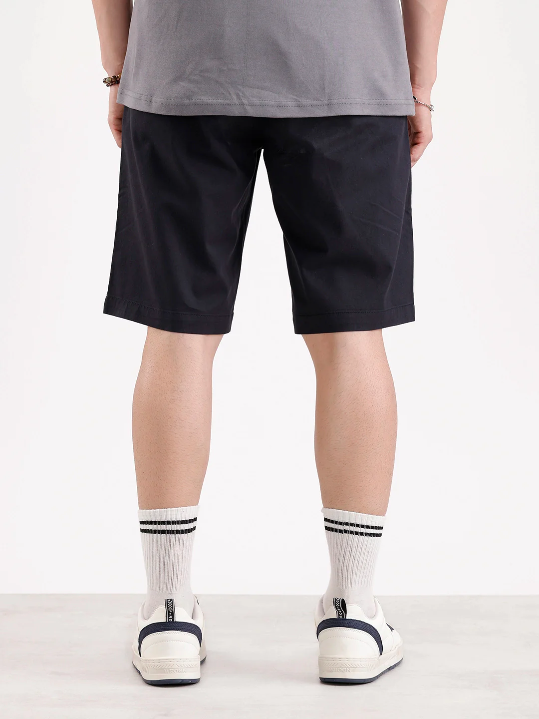 Classic Slim Fit Shorts | Black - Image 3