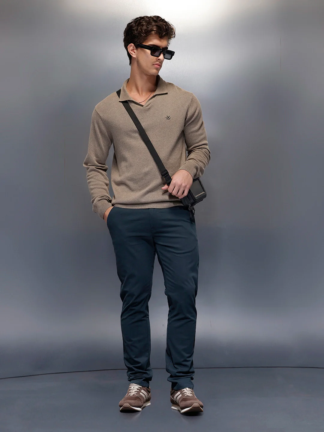 Classic Slim Fit Trouser | Navy Blue - Image 2