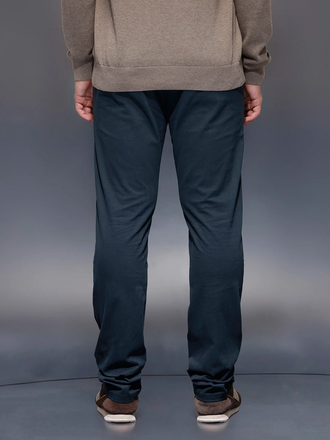 Classic Slim Fit Trouser | Navy Blue - Image 3