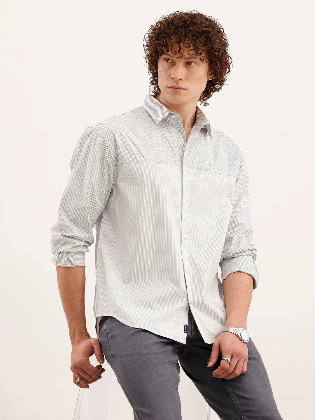 Comfort Fit Cut & Sew Shirt | Black