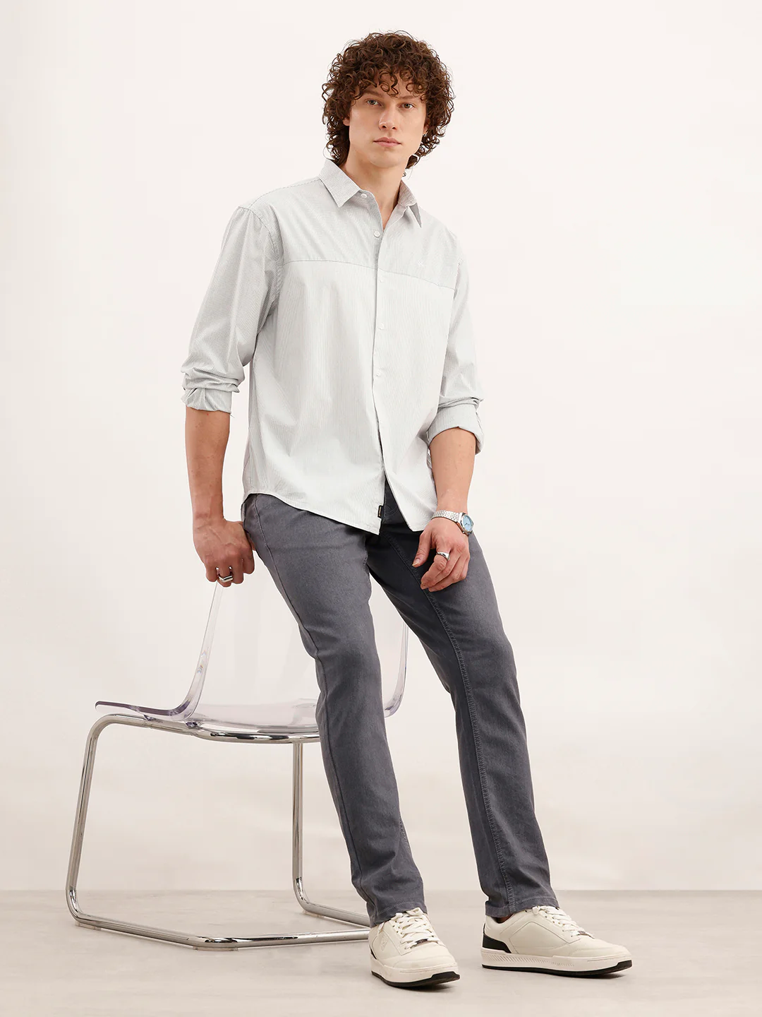 Comfort Fit Cut & Sew Shirt | Black - Image 2