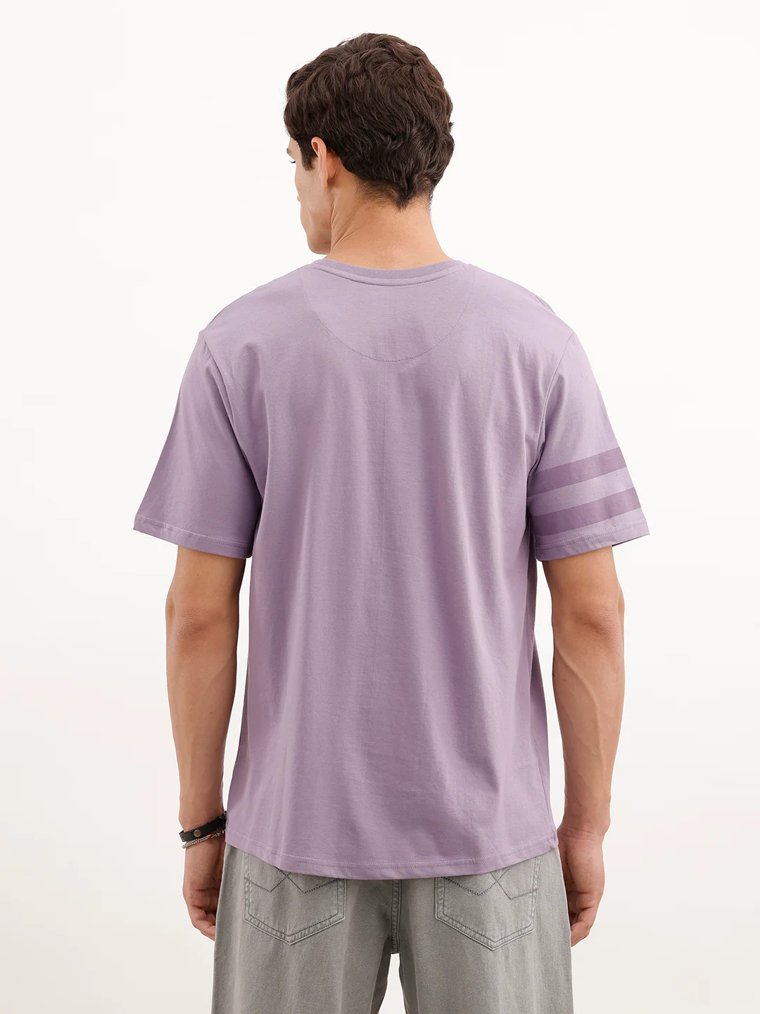 Comfort Fit HD Printed T-Shirt | Purple - Image 3