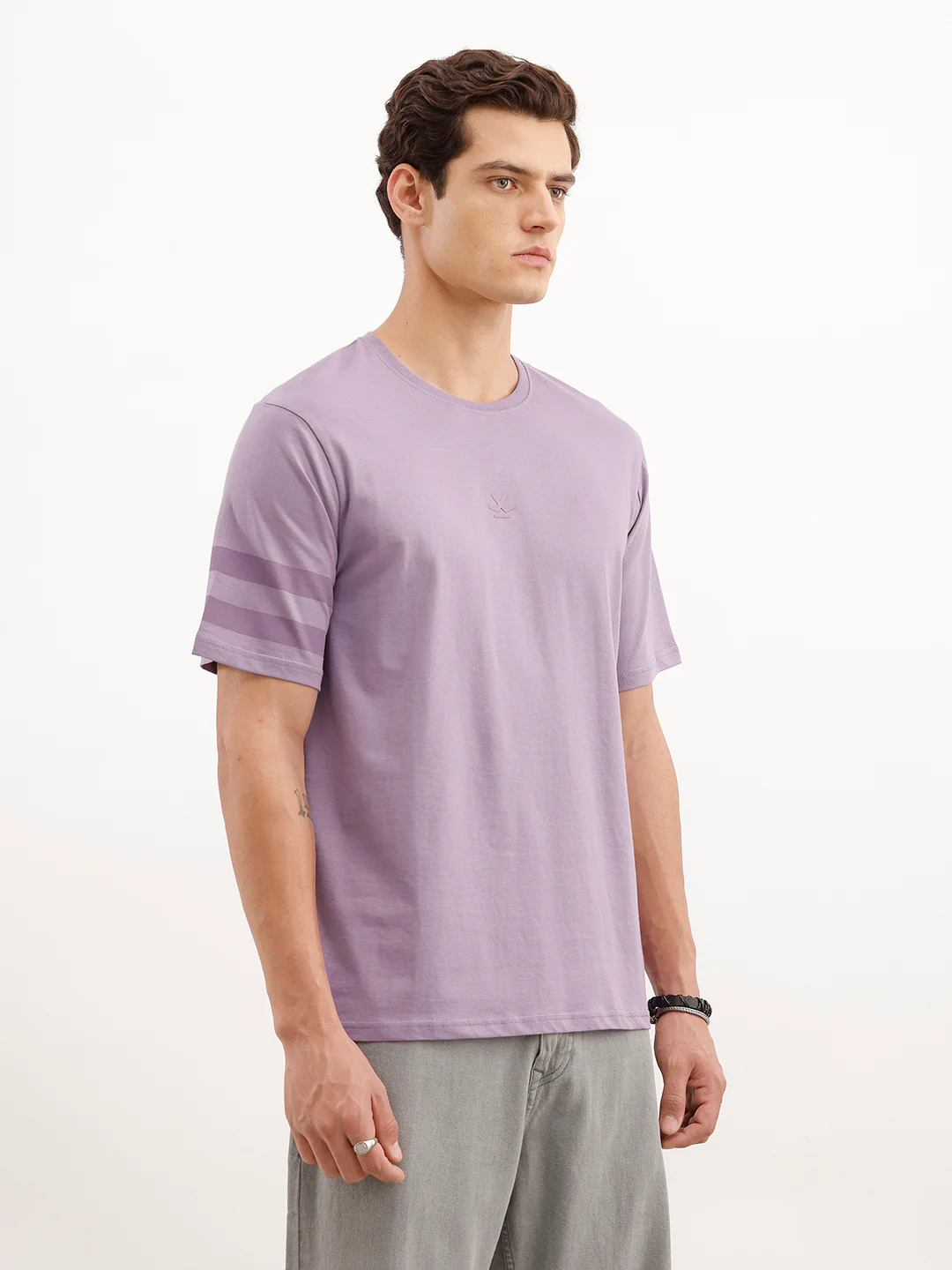 Comfort Fit HD Printed T-Shirt | Purple - Image 4