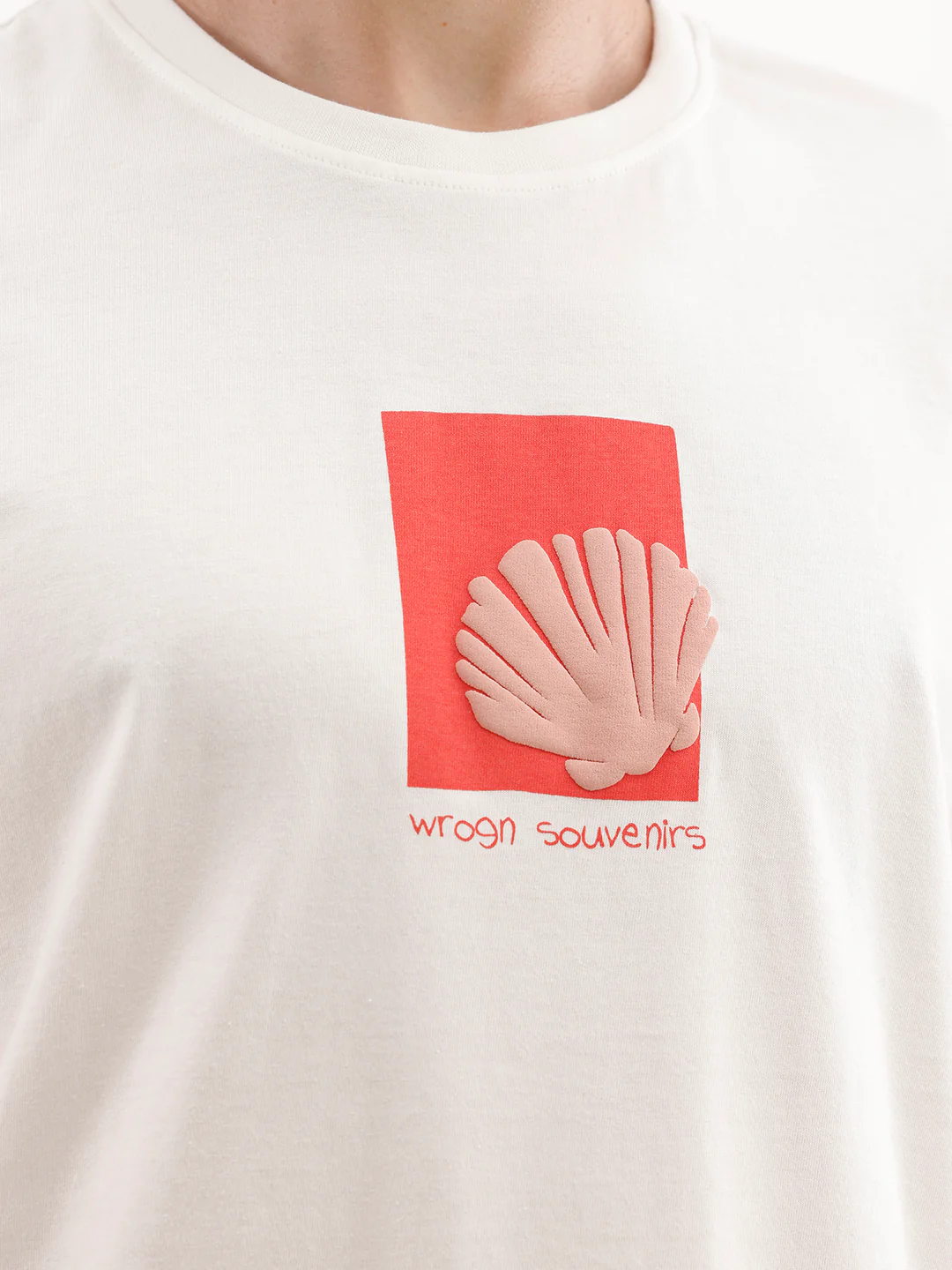Comfort Fit Puffer Printed T-Shirt | White - Image 5