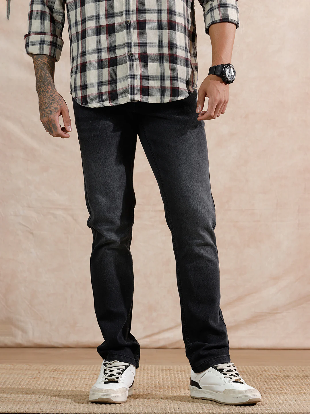 Heavy Fade Slim Fit Jeans | Black