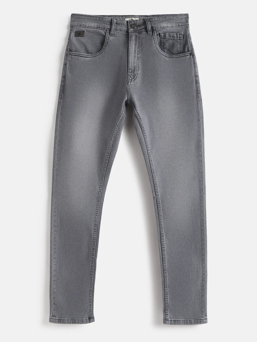 Light Fade Slim Tapered Jeans | Grey