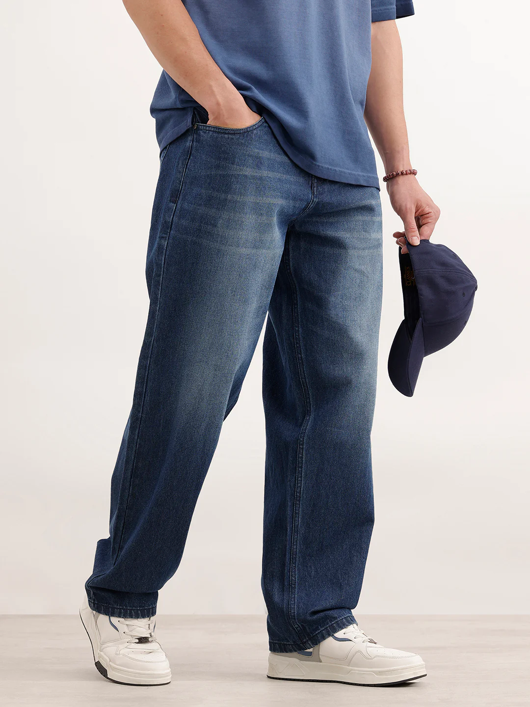 Loose Fit Denim Jeans  | Blue