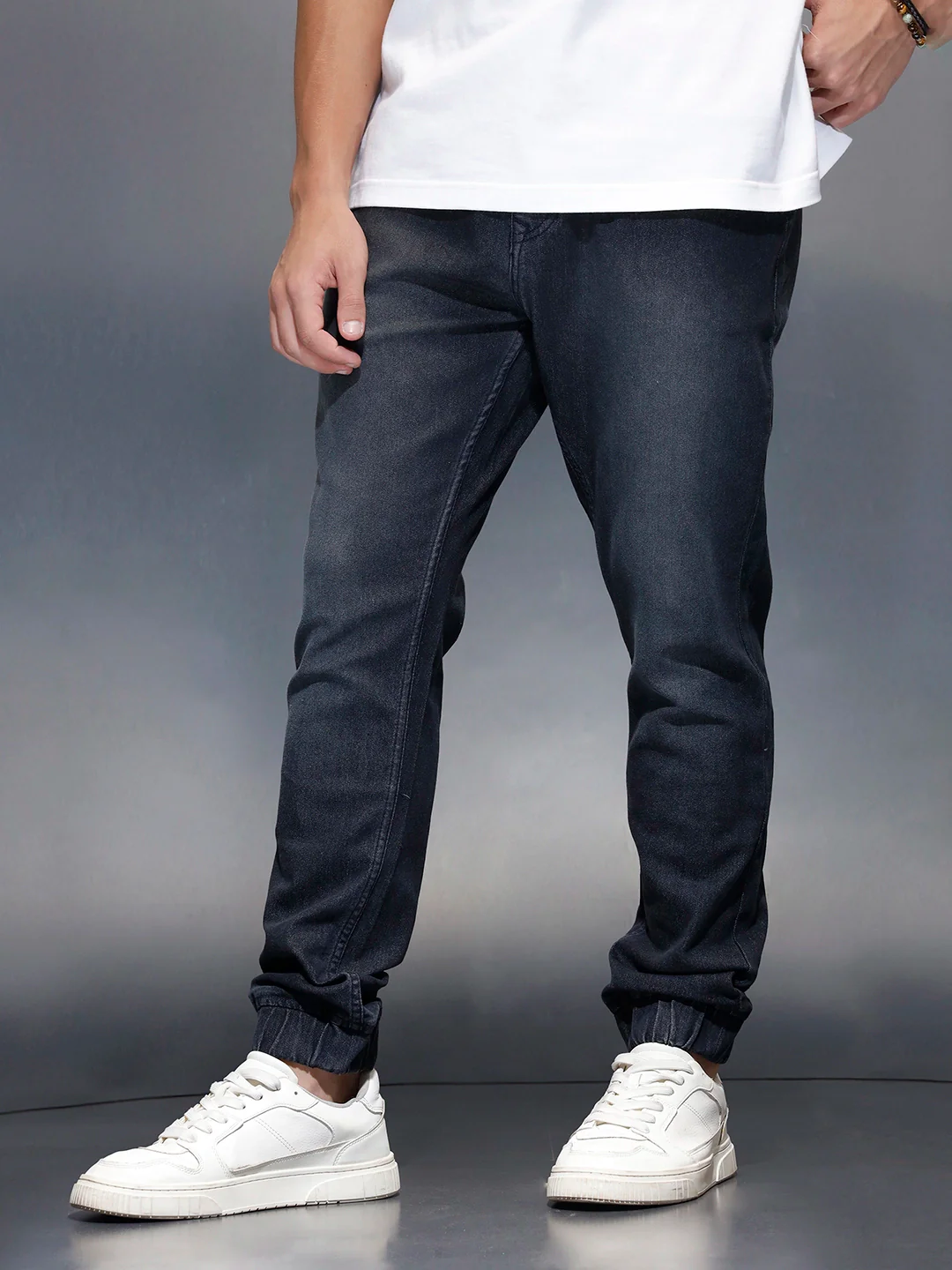 Men's Casual Denim Jogger | Blue - Image 4