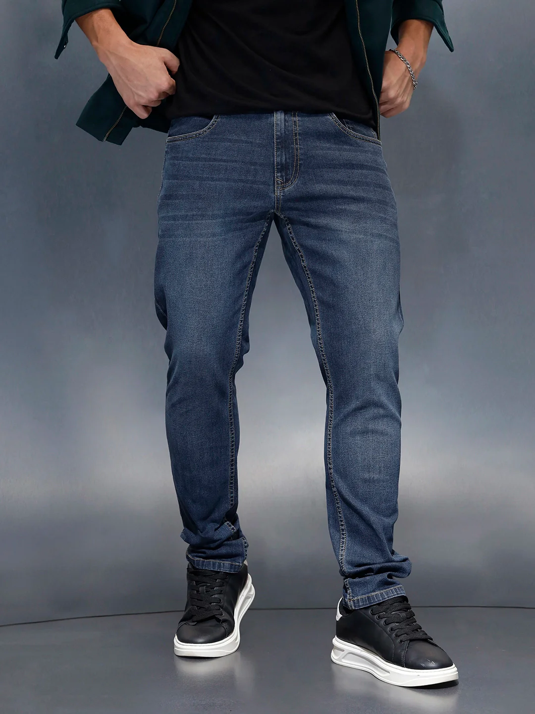 Men's Casual Slim Fit Denim Jeans  | Blue