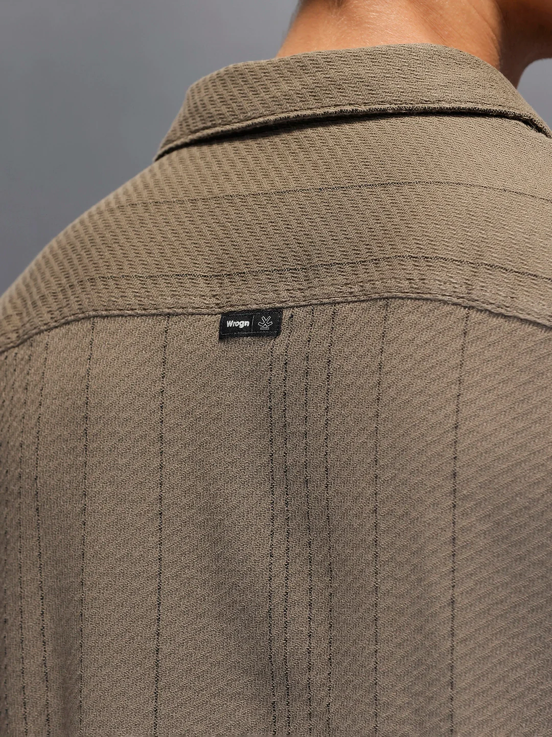 Men's Comfort Fit Casual Shirt | Grey - Image 5