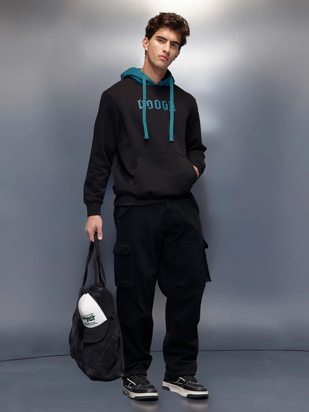 Men's Comfort Fit Hoodie | Black - Image 2