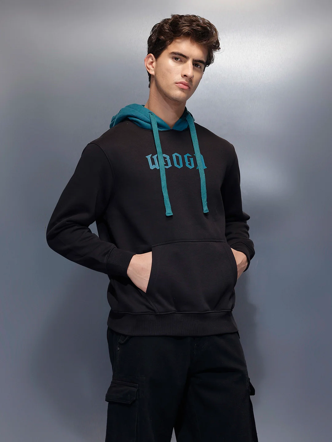 Men's Comfort Fit Hoodie | Black - Image 4