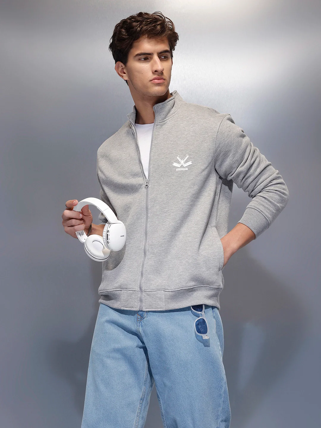 Men's Comfort Fit Sweatshirt   |  Grey