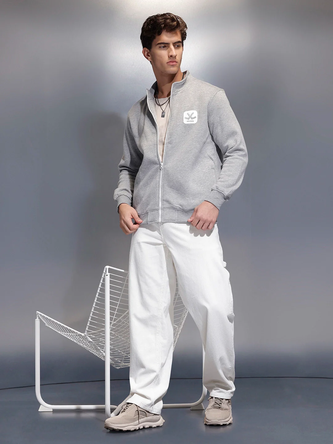 Men's Comfort Fit Sweatshirt | Grey - Image 2