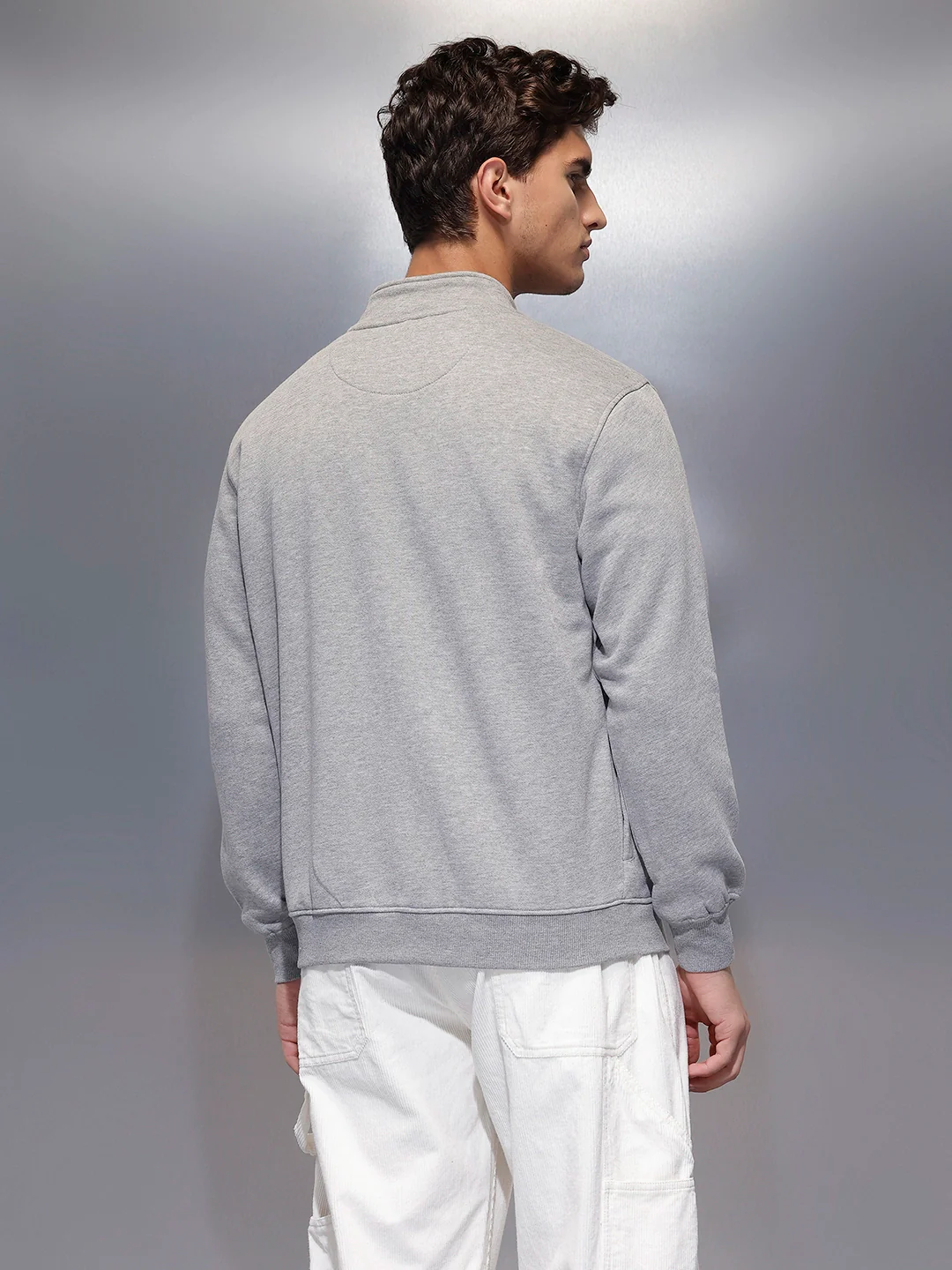 Men's Comfort Fit Sweatshirt | Grey - Image 3