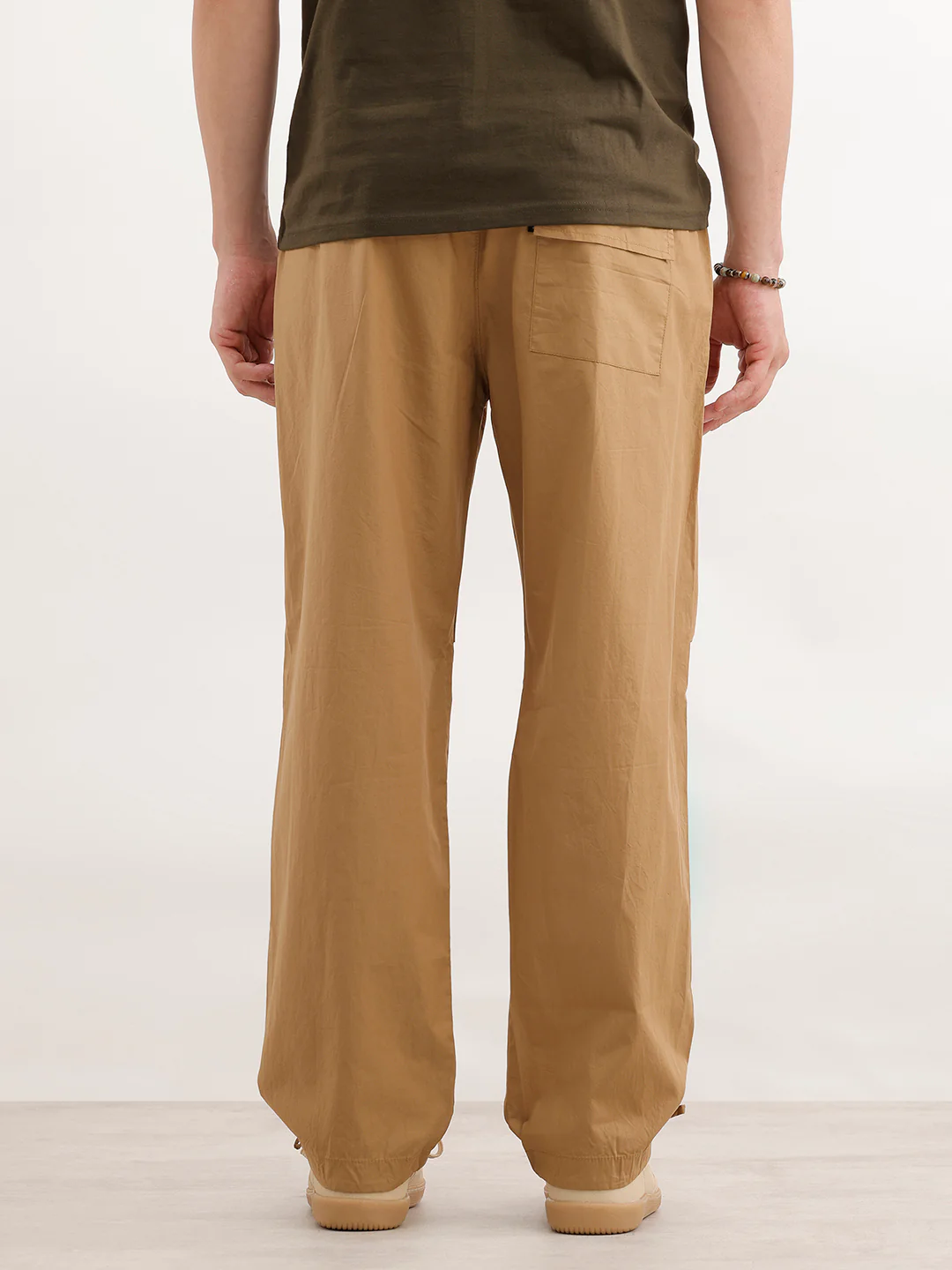 Parachute Fit Solid Trouser | Khaki - Image 3