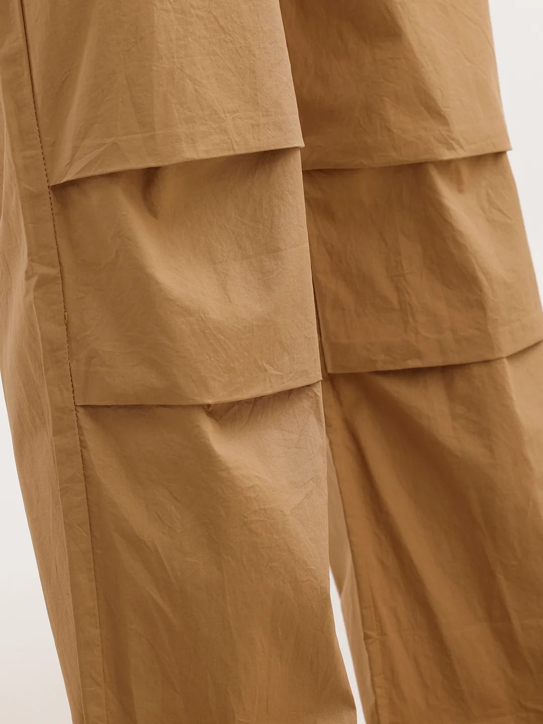 Parachute Fit Solid Trouser | Khaki - Image 5