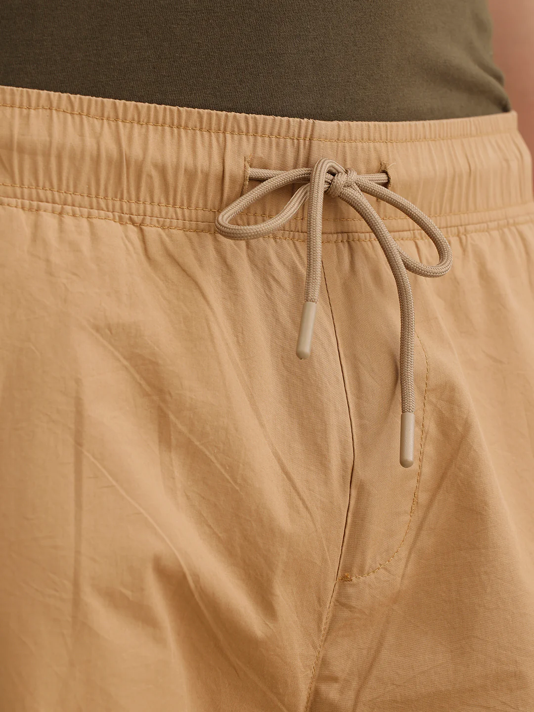 Parachute Fit Solid Trouser | Khaki - Image 6