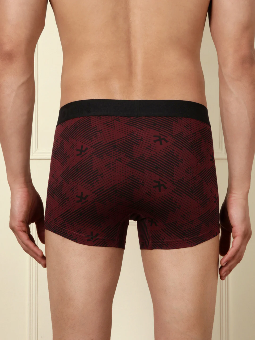 Printed Maroon 1-Pack Trunk - Image 4