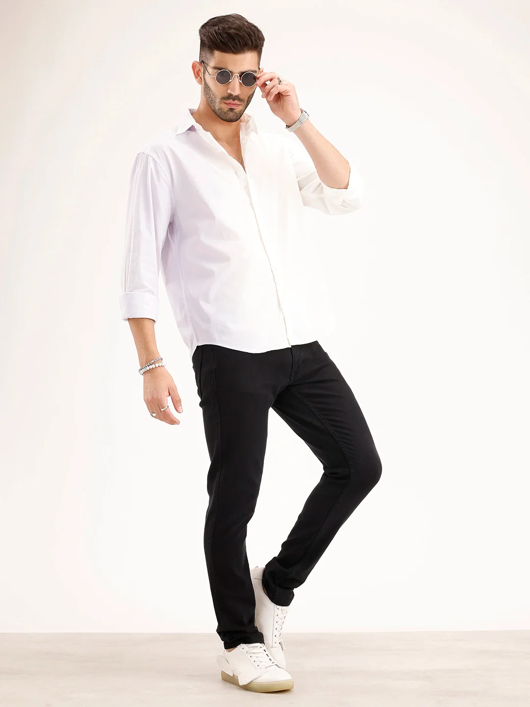 Skinny Fit Denim Jeans | Black - Image 2