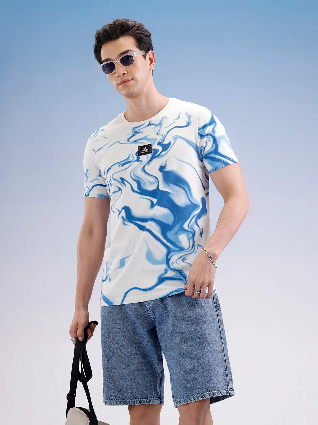 Slim Fit Classic Placement Printed T-Shirt | Off White