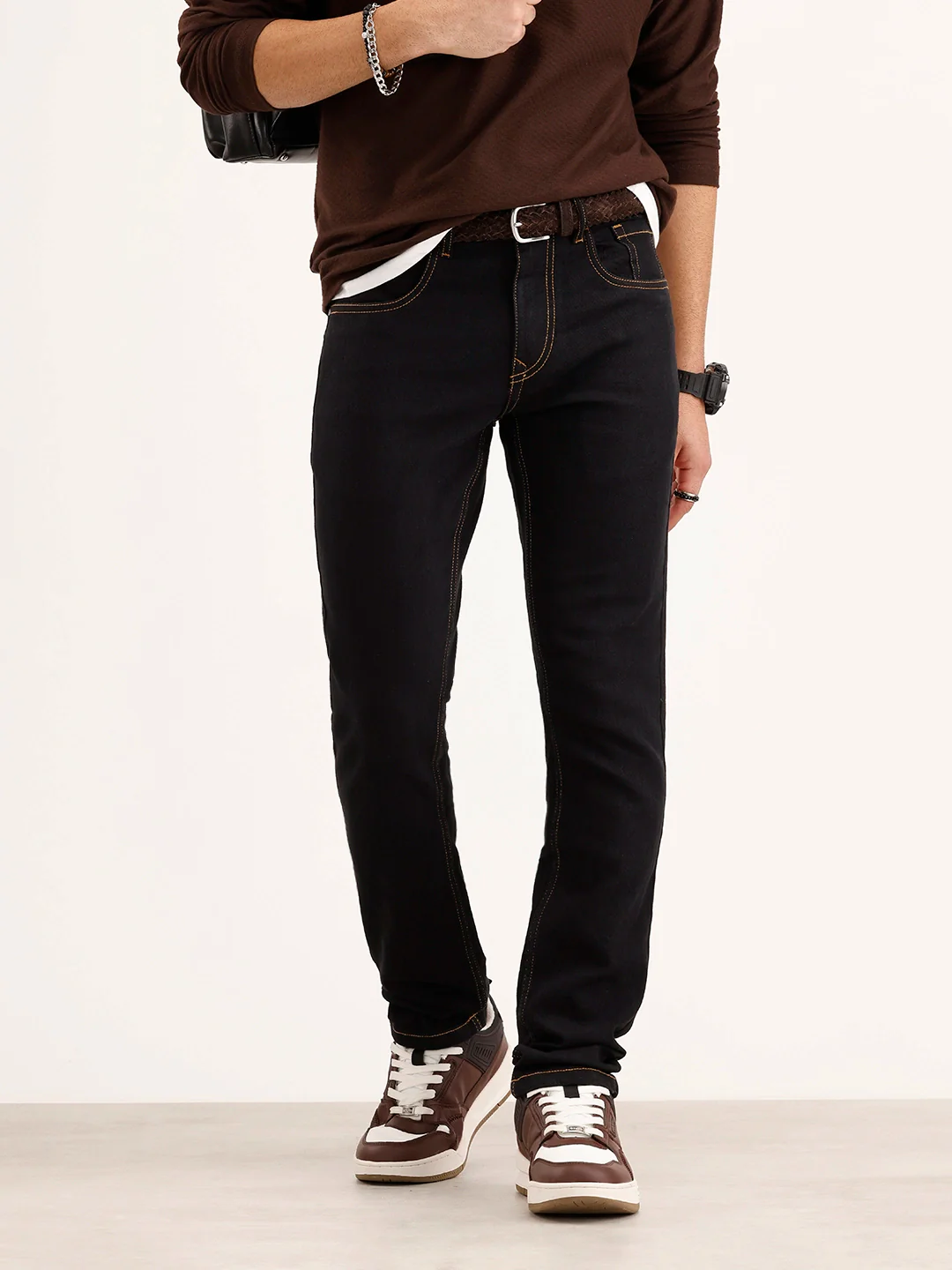 Slim Fit Denim Jeans | Black