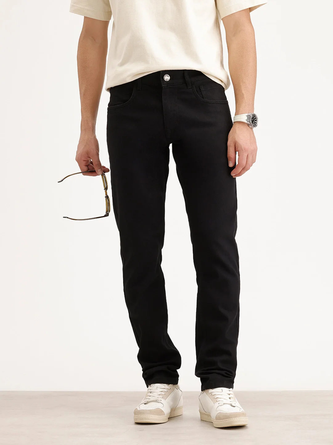 Slim Fit Denim Jeans | Black