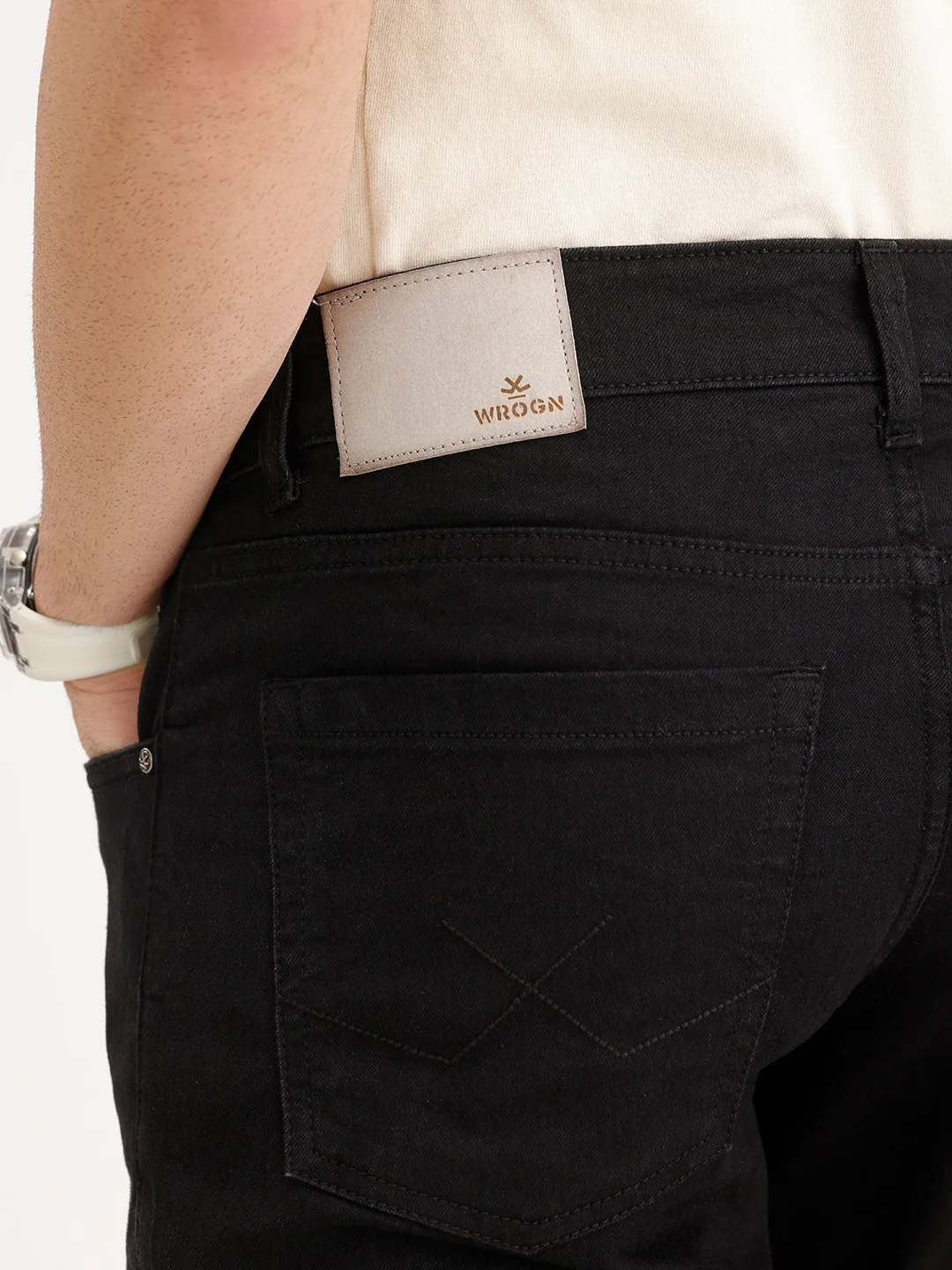 Slim Fit Denim Jeans | Black - Image 6