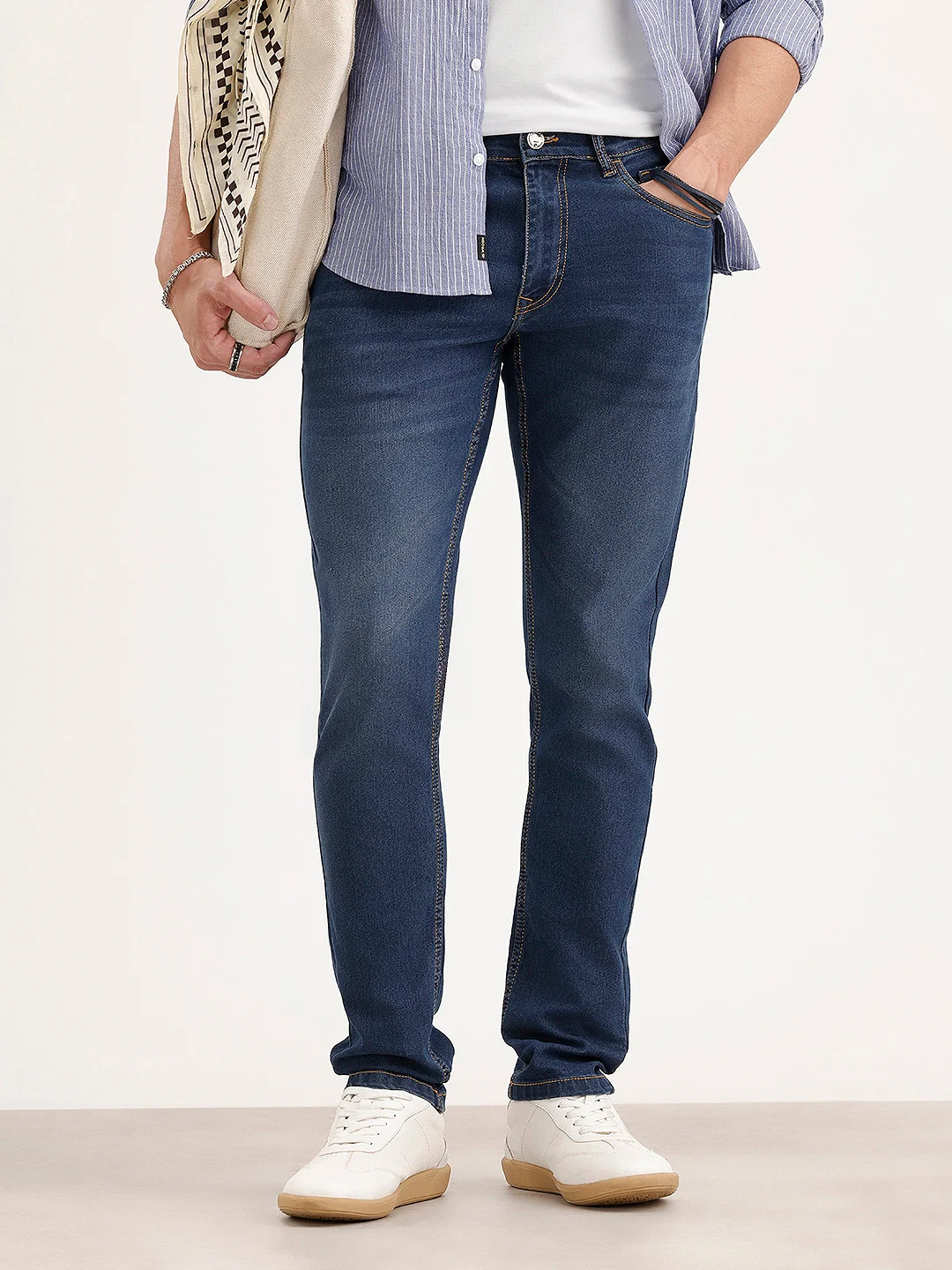 Slim Fit Denim Jeans | Blue