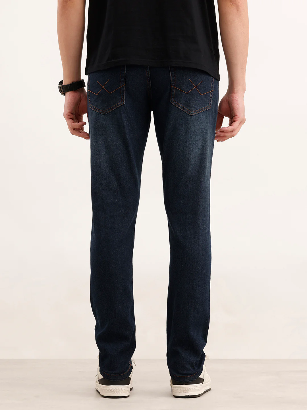 Slim Fit Denim Jeans | Dark Blue - Image 3