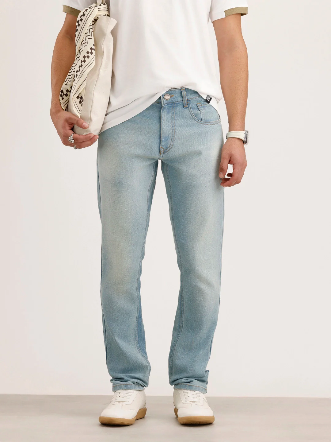 Slim Fit Denim Jeans | Light Blue