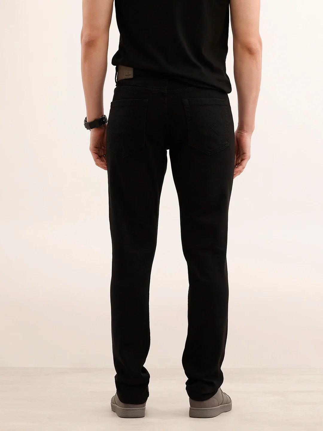 Slim Fit Jet Black Jeans | Black - Image 3
